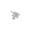 Juwelen AKILLIS | Mini Puzzle Oorbel 18Kt Wit Goud