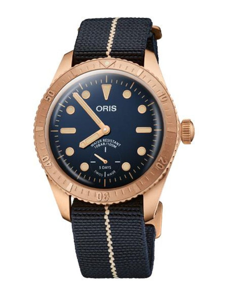 Horloges ORIS | Divers Carl Brashear Calibre 401 Limited Edition Brons 40Mm