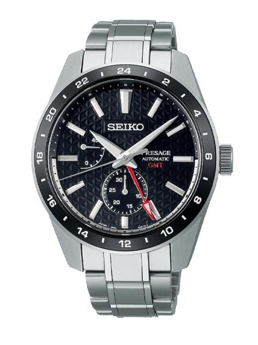 Horloges Seiko | Presage Sharp Edged Automatic Gmt