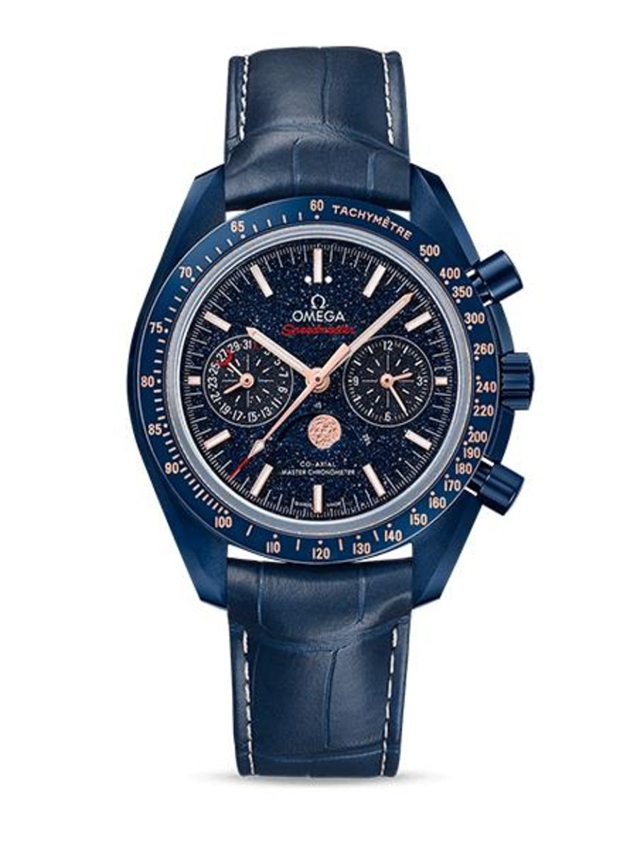 Horloges OMEGA | Speedmaster Moonphase Co-Axial Master Chronometer Chronograph 44.25Mm "Blue Side Of The Moon"