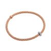 Juwelen FOPE | Prima Flex'It Armband Rose/Witgoud Medium